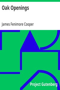 Oak Openings — James Fenimore Cooper cover