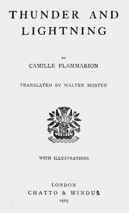 Thunder and Lightning — Camille Flammarion cover