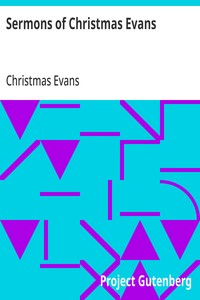 Sermons of Christmas Evans — Christmas Evans cover