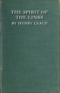 The Spirit of the Links — Henry Leach cover