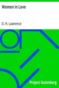 Women in Love — D. H. (David Herbert) Lawrence cover