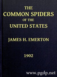 The Common Spiders of the United States — J. H. (James Henry) Emerton cover