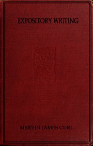 Expository Writing — Mervin James Curl cover