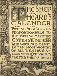 The Shepheard's Calender: Twelve Aeglogues Proportionable to the Twelve Monethes — Edmund Spenser cover