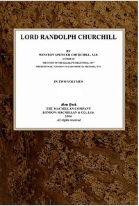 Lord Randolph Churchill — Winston Churchill cover