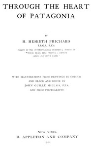Through the Heart of Patagonia — H. (Hesketh) Hesketh-Prichard cover