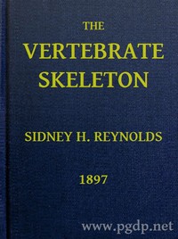 The Vertebrate Skeleton cover