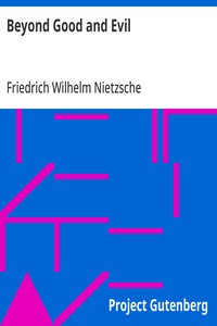Beyond Good and Evil — Friedrich Wilhelm Nietzsche cover