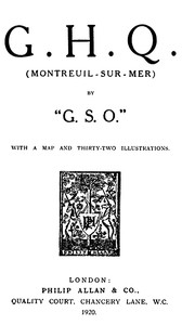 G. H. Q. (Montreuil-Sur-Mer) by "G.S.O." — Frank Fox cover