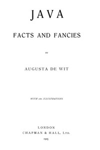 Java, Facts and Fancies — Augusta de Wit cover