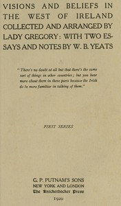 Visions and Beliefs in the West of Ireland, First Series — Anonymous cover