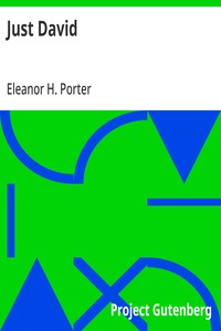 Just David — Eleanor H. (Eleanor Hodgman) Porter cover