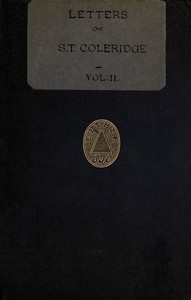 Letters of Samuel Taylor Coleridge, Vol. 2 (of 2) — Samuel Taylor Coleridge cover