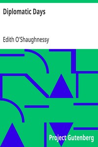 Diplomatic Days — Edith O'Shaughnessy cover