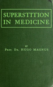 Superstition in Medicine cover