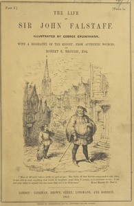 The Life of Sir John Falstaff — Robert B. (Robert Barnabas) Brough cover