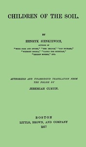 Children of the Soil — Henryk Sienkiewicz cover