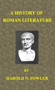 A History of Roman Literature cover