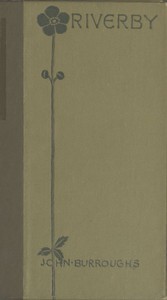 Riverby — John Burroughs cover