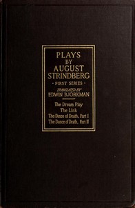 Plays by August Strindberg, First Series cover