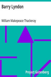 Barry Lyndon — William Makepeace Thackeray cover