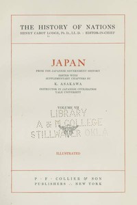 Japan: From the Japanese Government History — Anonymous cover