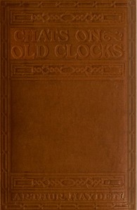 Chats on Old Clocks — Arthur Hayden cover