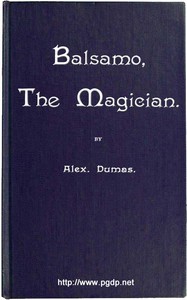 Balsamo, the magician; or, the memoirs of a physician — Alexandre Dumas cover