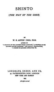 Shinto (the Way of the Gods) — W. G. (William George) Aston cover
