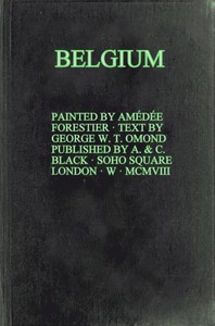 Belgium — George W. T. (George William Thomson) Omond cover