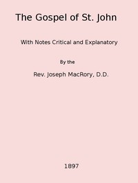 The Gospel of St. John — Joseph MacRory cover