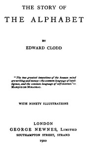 The Story of the Alphabet cover