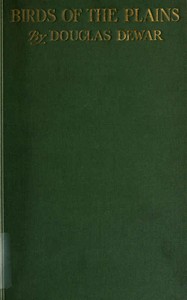 Birds of the Plains — Douglas Dewar cover