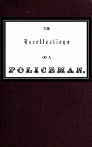 Recollections of a Policeman — William Russell cover