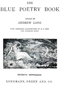 The Blue Poetry Book: 7th. Ed. cover