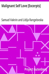 Malignant Self Love [Excerpts] cover