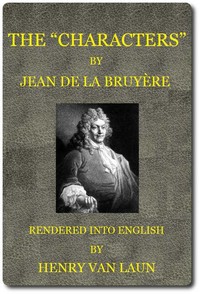 The "Characters" of Jean de La Bruyère cover