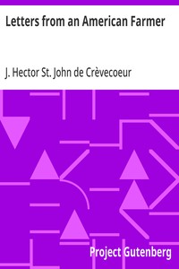 Letters from an American Farmer — J. Hector St. John de Crèvecoeur cover