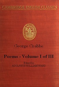 George Crabbe: Poems, Volume 1 (of 3) — George Crabbe cover