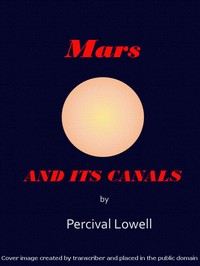 Mars and Its Canals — Percival Lowell cover