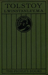 Tolstoy — Lilian Winstanley cover