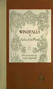 Windfalls — A. G. (Alfred George) Gardiner cover