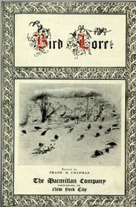Bird-Lore, Volume I—1899 — Various cover