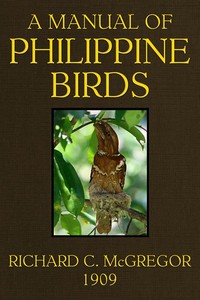 A Manual of Philippine Birds — Richard C. (Richard Crittenden) McGregor cover