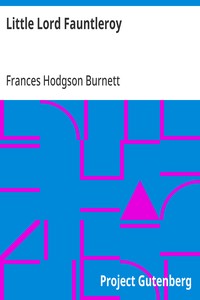 Little Lord Fauntleroy — Frances Hodgson Burnett cover