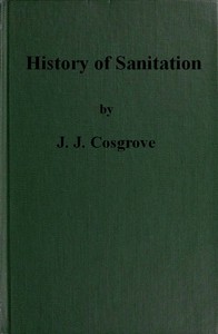 History of Sanitation — J. J. (John Joseph) Cosgrove cover