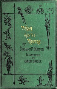 Vikram and the Vampire; or, Tales of Hindu Devilry — Richard Francis, Sir Burton cover