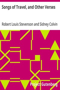 Songs of Travel, and Other Verses — Robert Louis Stevenson cover