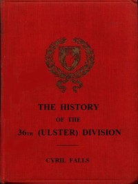 The History of the 36th (Ulster) Division — Cyril Falls cover