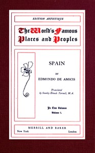 Spain, v. 1 (of 2) — Edmondo De Amicis cover